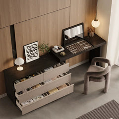 Elegant Vanity Table with Mirror