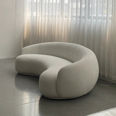 Julope Curved Cashew Sofa