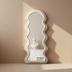 Fancy waved mirror