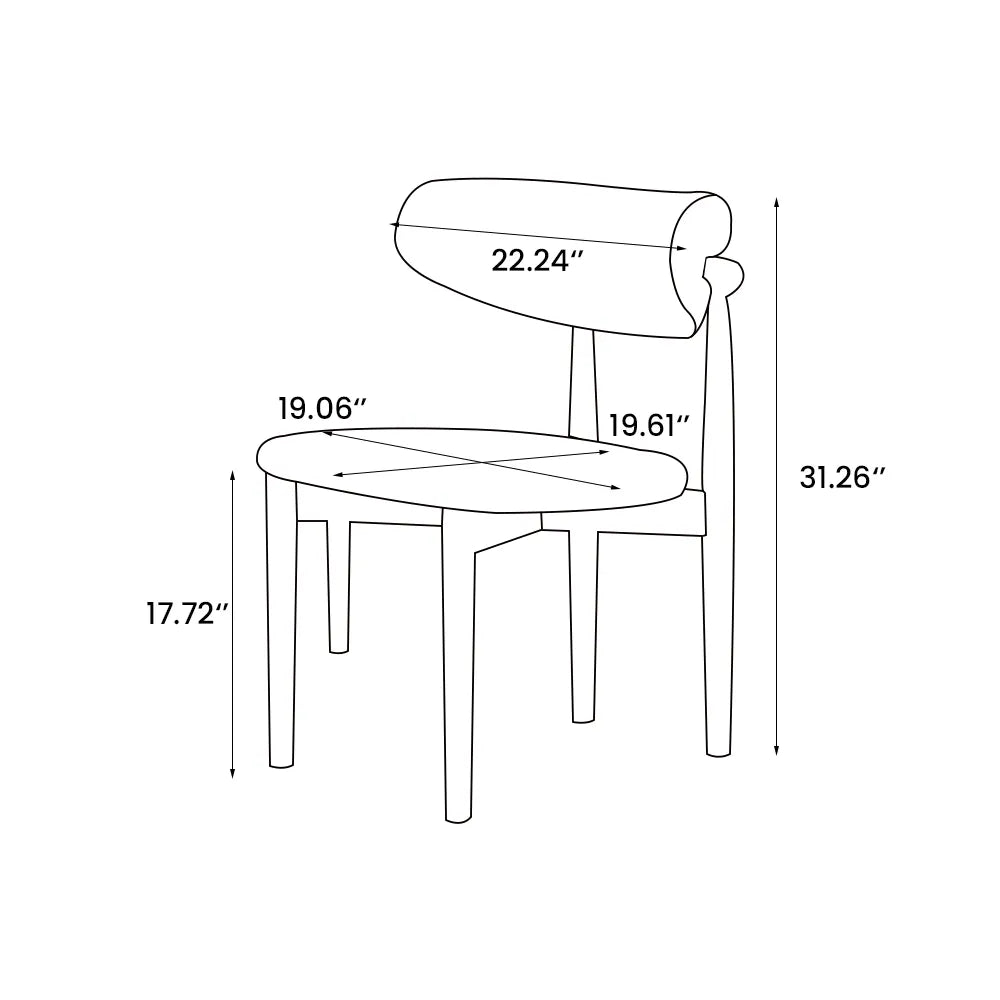 Mid-Century Ash Dining Chair