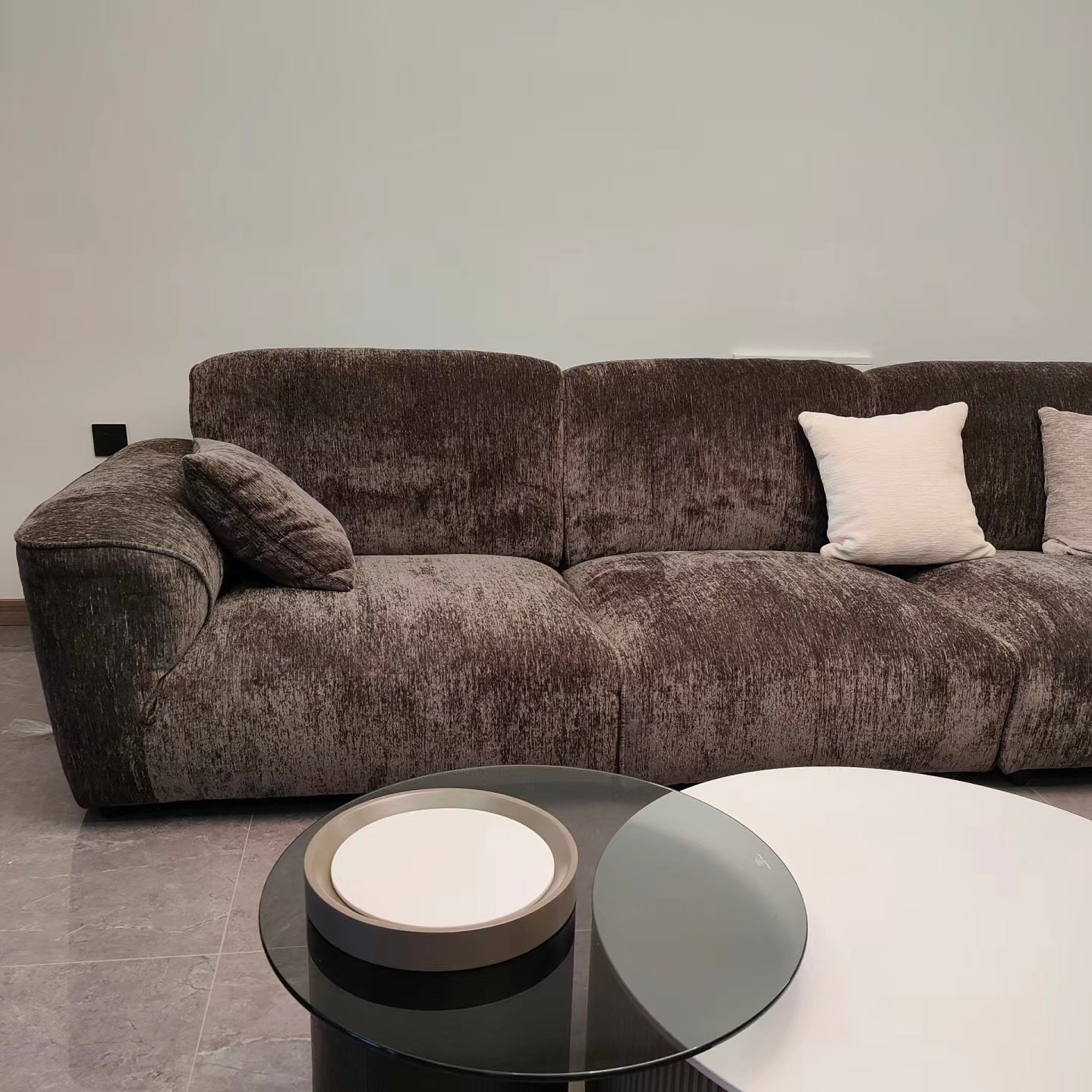 Grande Soffice Modern Velvet Sofa