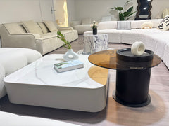 Modern Coffee Table Set with Drawers