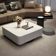 Modern Coffee Table Set with Drawers