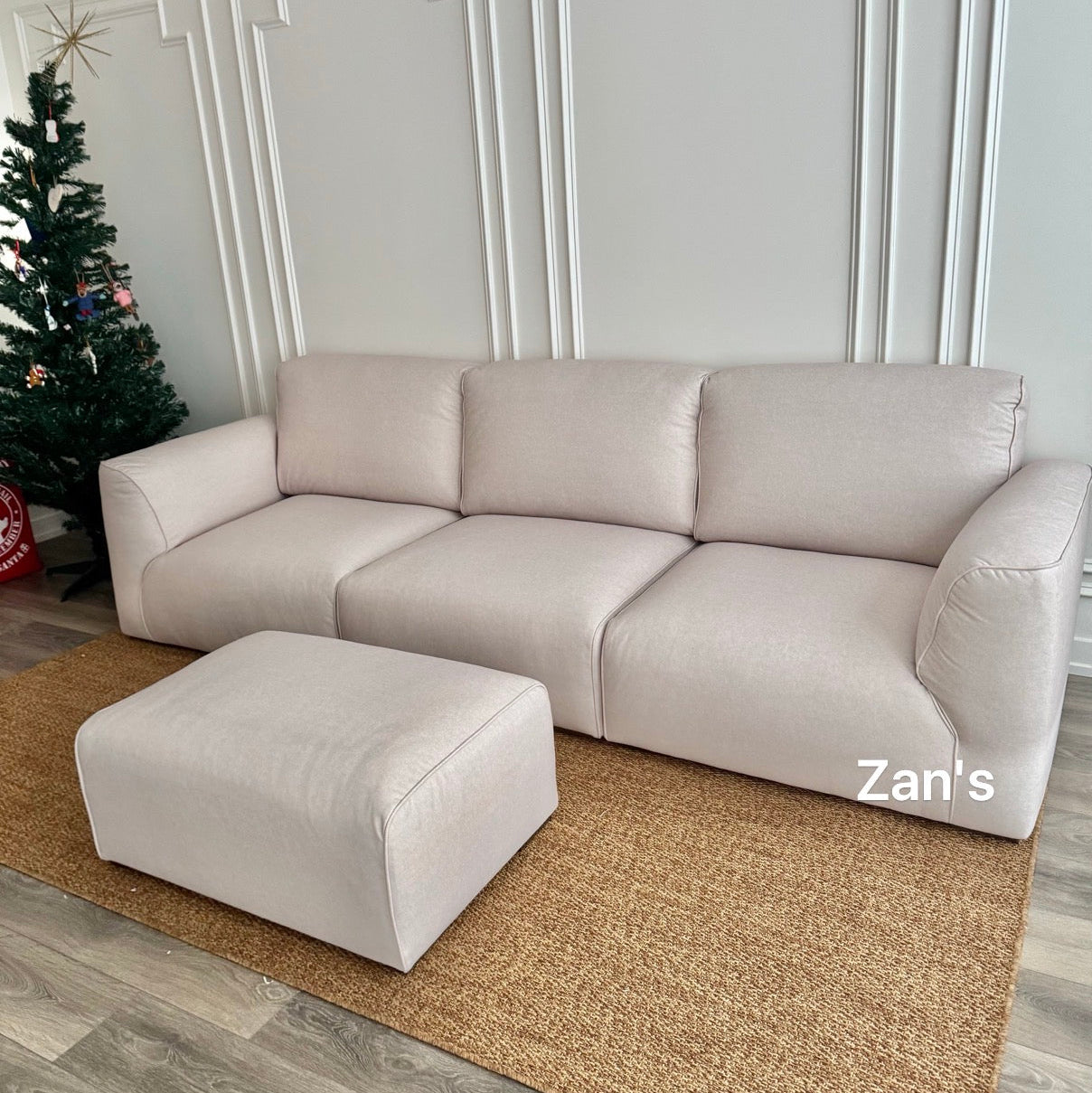 Grande Soffice Modern Velvet Sofa