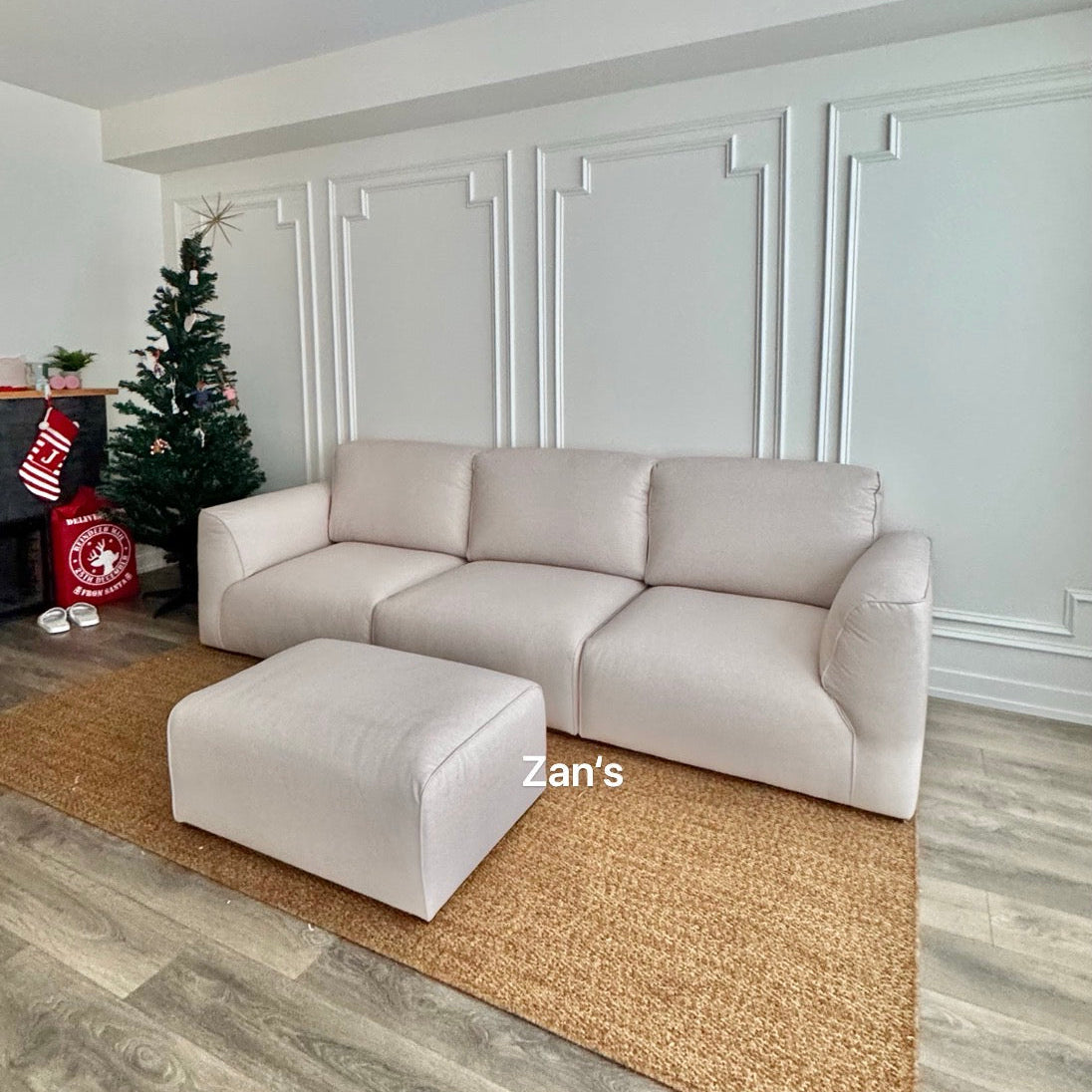 Grande Soffice Modern Velvet Sofa