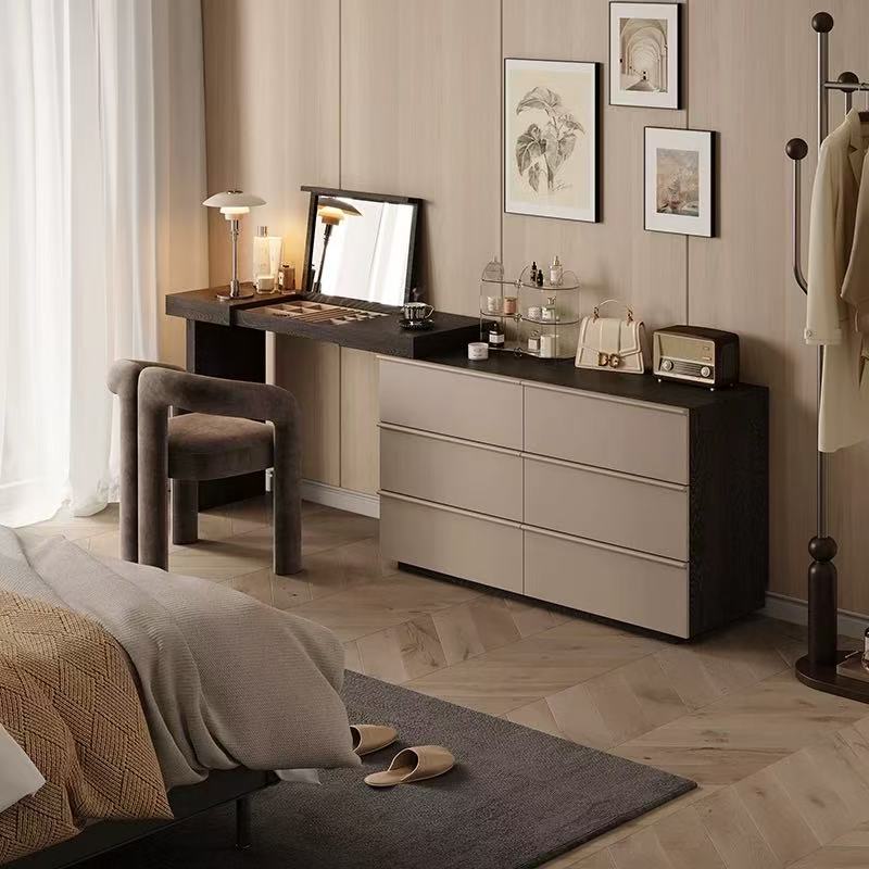 Elegant Vanity Table with Mirror