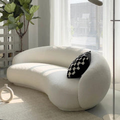 Julope Curved Cashew Sofa