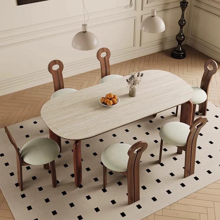 Elephant leg dining table