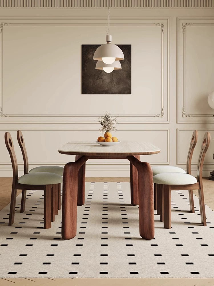 Elephant leg dining table