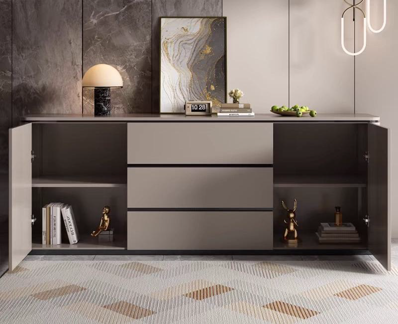 Modern Sideboard Cabinet with Drawers & Side Cabinets